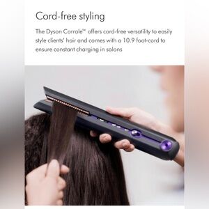 Dyson Corrale CORDLESS Hair Straightener - Black and Purple